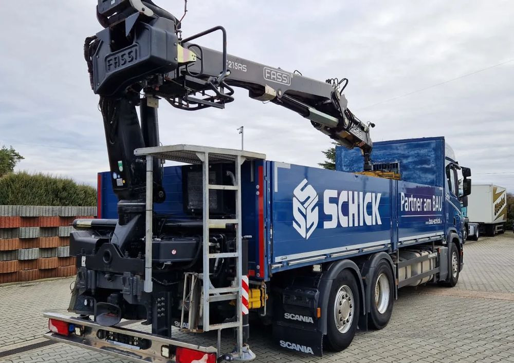 Scania Scania/ R 500/ 6x2 /Fassi F 215 AS - 드롭사이드/ 플랫베드 트럭, 크레인 트럭 : 사진 5 Scania Scania/ R 500/ 6x2 /Fassi F 215 AS - 드롭사이드/ 플랫베드 트럭, 크레인 트럭 : 사진 5