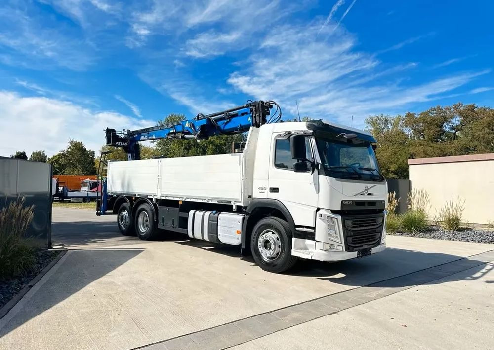 Volvo FM420 6x2 | HDS Atlas AK 186-3 z przestrzenią ładunkową | Euro6 |238 000 km - 드롭사이드/ 플랫베드 트럭, 크레인 트럭 : 사진 1 Volvo FM420 6x2 | HDS Atlas AK 186-3 z przestrzenią ładunkową | Euro6 |238 000 km - 드롭사이드/ 플랫베드 트럭, 크레인 트럭 : 사진 1