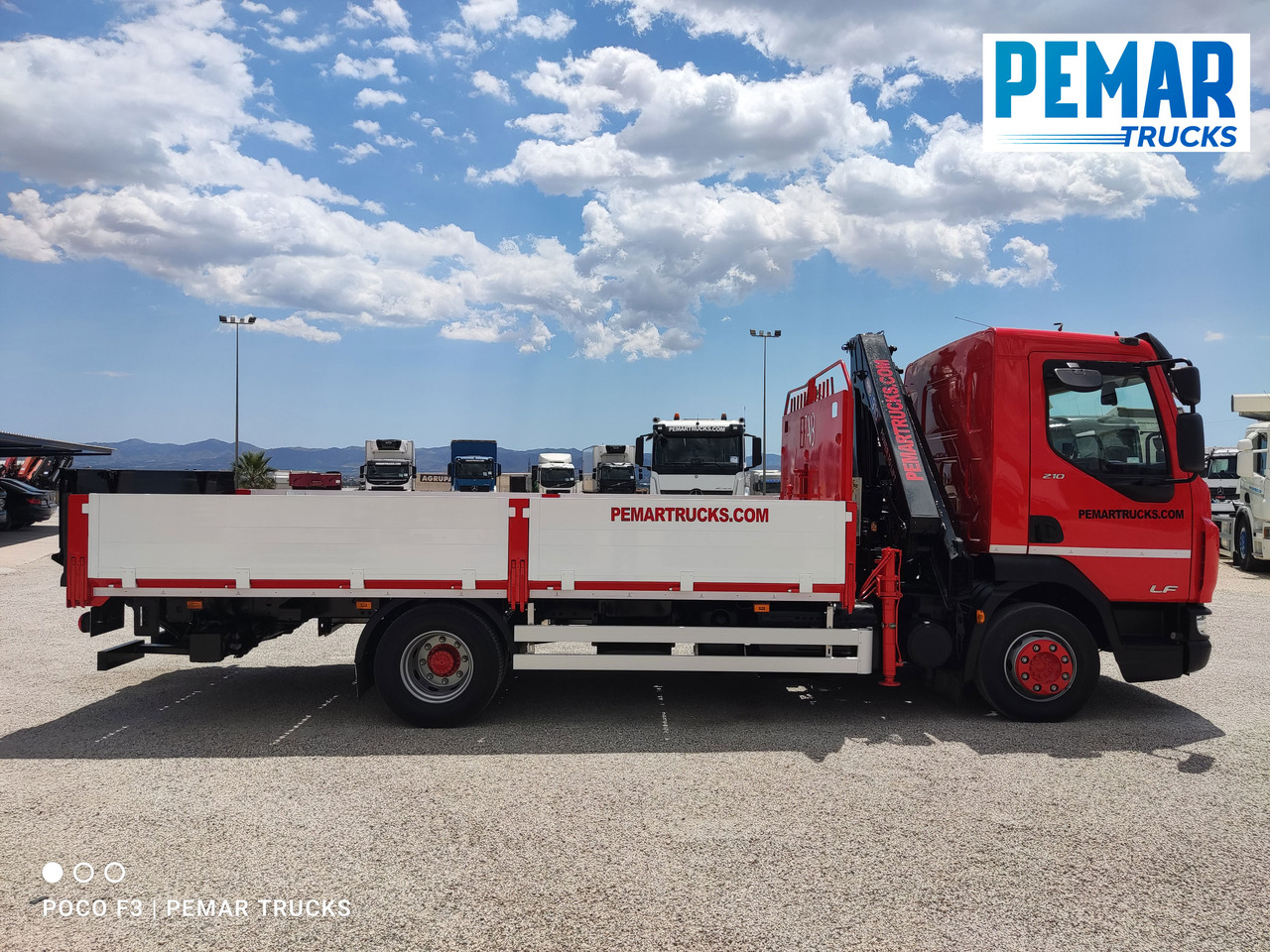 DAF LF 210 GRUA CAJA FIJA - 드롭사이드/ 플랫베드 트럭, 크레인 트럭 : 사진 5 DAF LF 210 GRUA CAJA FIJA - 드롭사이드/ 플랫베드 트럭, 크레인 트럭 : 사진 5