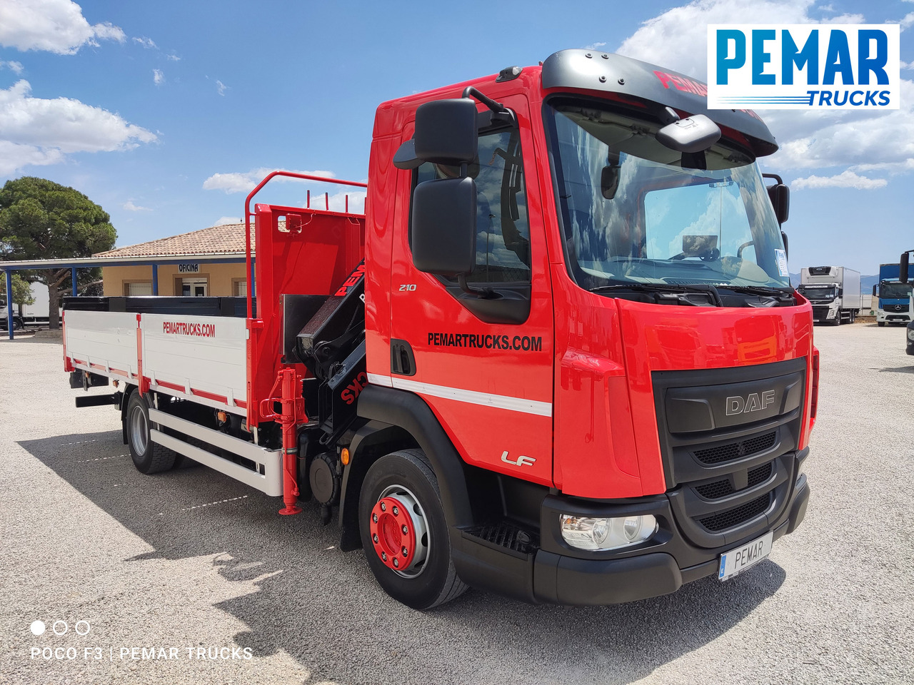 DAF LF 210 GRUA CAJA FIJA - 드롭사이드/ 플랫베드 트럭, 크레인 트럭 : 사진 4 DAF LF 210 GRUA CAJA FIJA - 드롭사이드/ 플랫베드 트럭, 크레인 트럭 : 사진 4