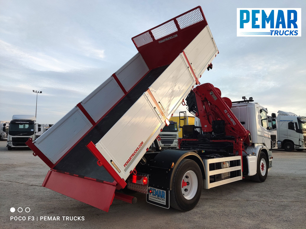 크레인 트럭 SCANIA P 280 GRUA BASCULANTE 18T EURO 6 : 사진 13