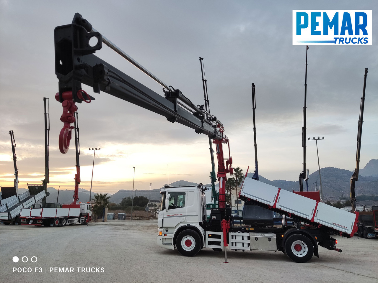 크레인 트럭 SCANIA P 280 GRUA BASCULANTE 18T EURO 6 : 사진 21