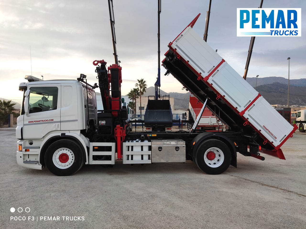 크레인 트럭 SCANIA P 280 GRUA BASCULANTE 18T EURO 6 : 사진 10
