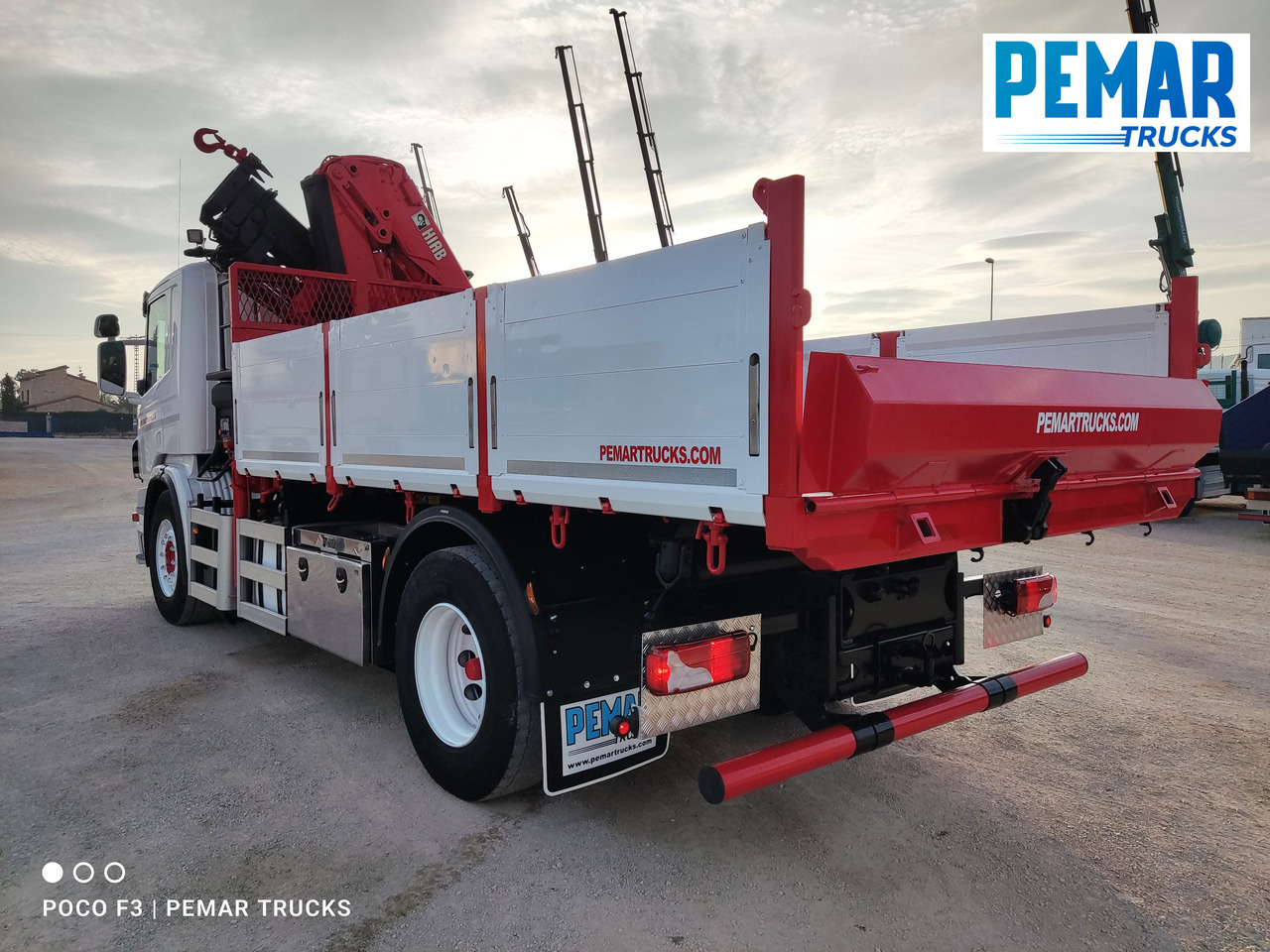 크레인 트럭 SCANIA P 280 GRUA BASCULANTE 18T EURO 6 : 사진 7