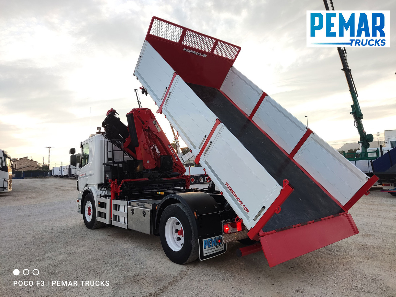 크레인 트럭 SCANIA P 280 GRUA BASCULANTE 18T EURO 6 : 사진 11