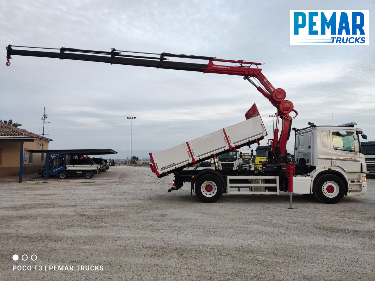 크레인 트럭 SCANIA P 280 GRUA BASCULANTE 18T EURO 6 : 사진 18