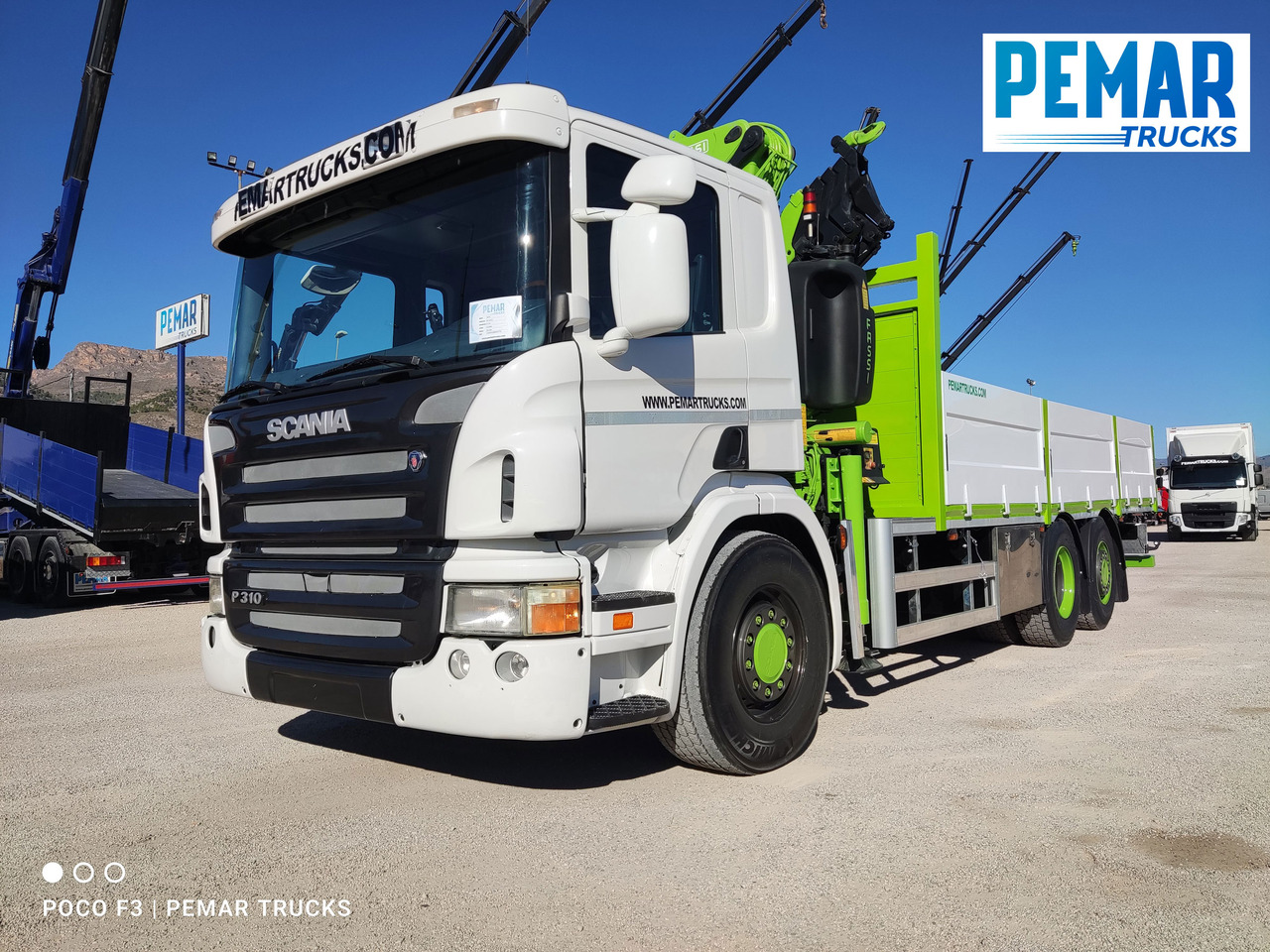 SCANIA P 310 6X2 GRUA CAJA FIJA FASSI F 210 - 크레인 트럭 : 사진 2 SCANIA P 310 6X2 GRUA CAJA FIJA FASSI F 210 - 크레인 트럭 : 사진 2