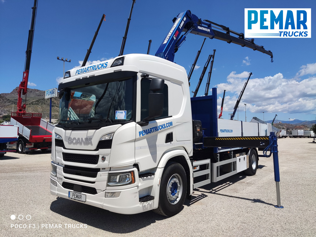 SCANIA P 370 4X2 GRUA CAJA FIJA - 드롭사이드/ 플랫베드 트럭, 크레인 트럭 : 사진 1 SCANIA P 370 4X2 GRUA CAJA FIJA - 드롭사이드/ 플랫베드 트럭, 크레인 트럭 : 사진 1
