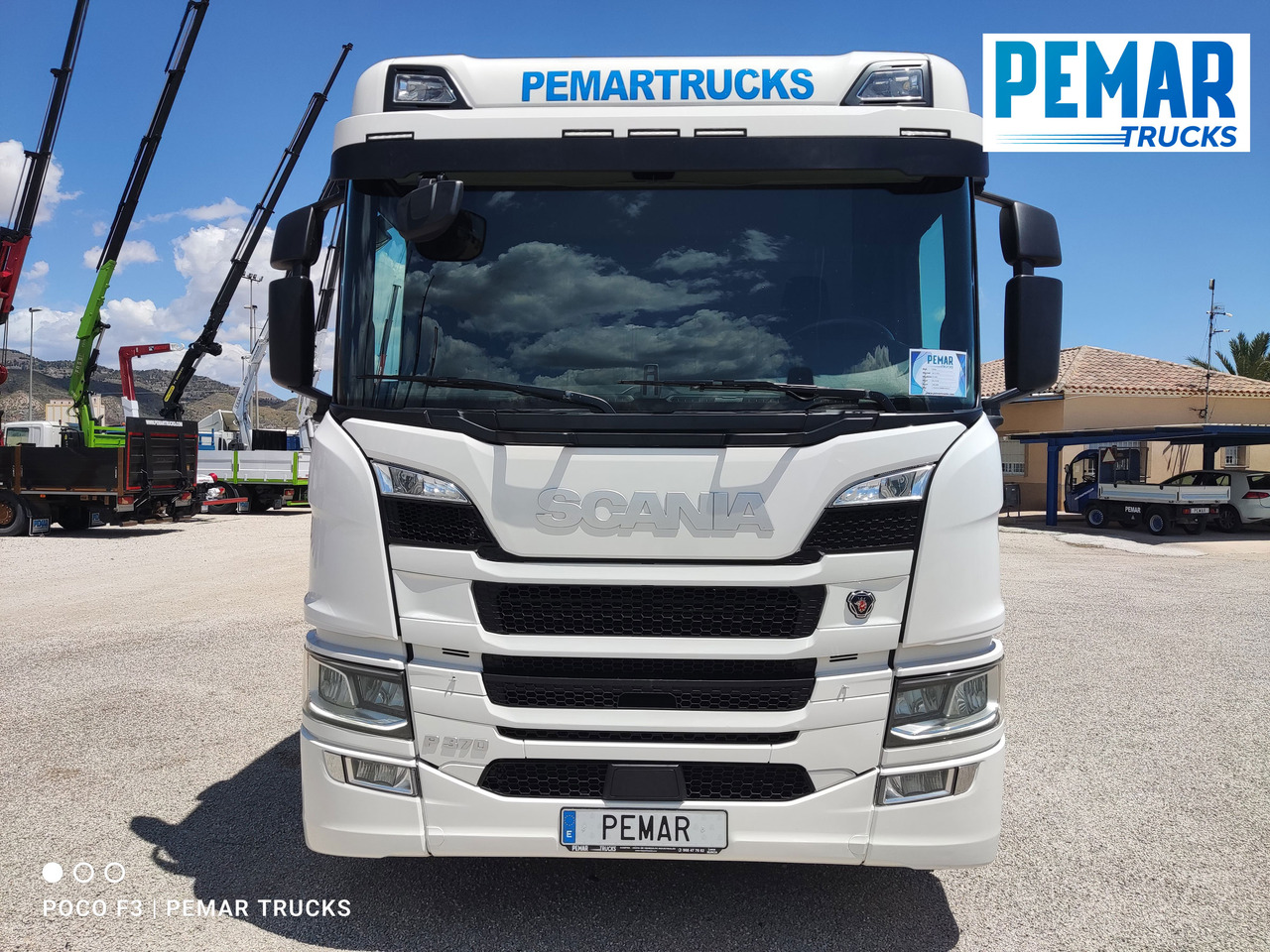 SCANIA P 370 4X2 GRUA CAJA FIJA - 드롭사이드/ 플랫베드 트럭, 크레인 트럭 : 사진 3 SCANIA P 370 4X2 GRUA CAJA FIJA - 드롭사이드/ 플랫베드 트럭, 크레인 트럭 : 사진 3