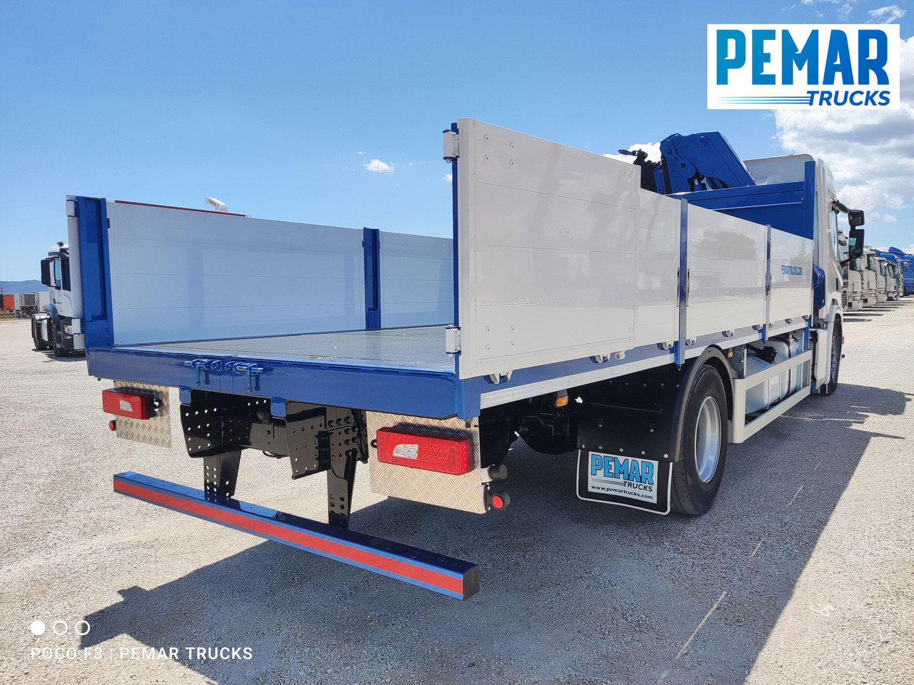 크레인 트럭 SCANIA P 370 GRUA CAJA FIJA 18T : 사진 23