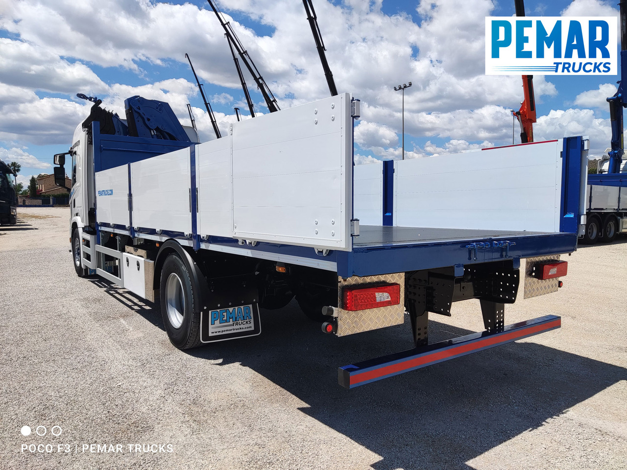 크레인 트럭 SCANIA P 370 GRUA CAJA FIJA 18T : 사진 20