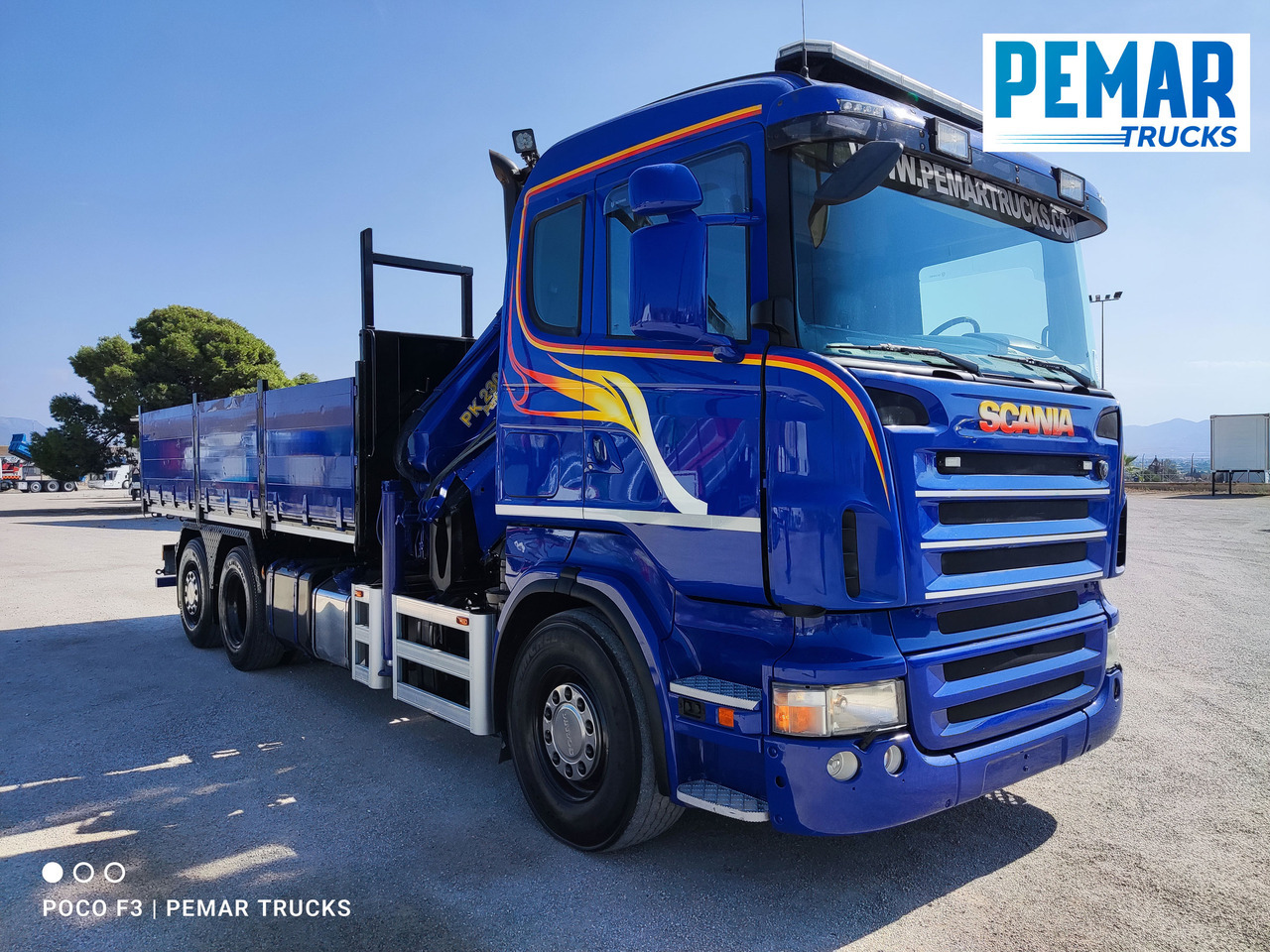 SCANIA R 420 6X2 GRUA PALFINGER PK 23002 BASCULANTE - 덤프트럭, 크레인 트럭 : 사진 4 SCANIA R 420 6X2 GRUA PALFINGER PK 23002 BASCULANTE - 덤프트럭, 크레인 트럭 : 사진 4