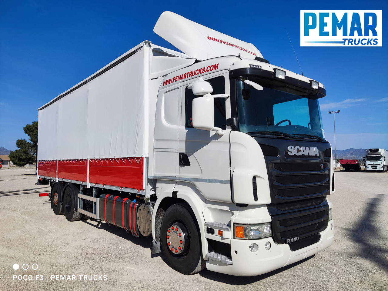 SCANIA R 440 6X2 SEMITAUTLINER - 커튼사이더 트럭 : 사진 4 SCANIA R 440 6X2 SEMITAUTLINER - 커튼사이더 트럭 : 사진 4
