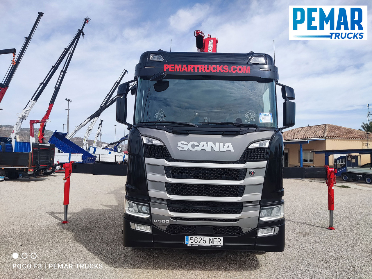 SCANIA R 500 6X2 GRUA CAJA FIJA - 크레인 트럭 : 사진 2 SCANIA R 500 6X2 GRUA CAJA FIJA - 크레인 트럭 : 사진 2