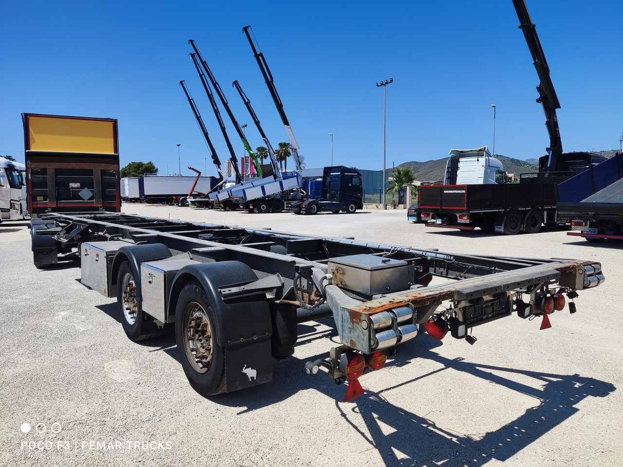 SCHMITZ CARGOBULL KO36 CHASIS MEGATRAILER 4 ejes - 새시 트레일러 : 사진 3 SCHMITZ CARGOBULL KO36 CHASIS MEGATRAILER 4 ejes - 새시 트레일러 : 사진 3