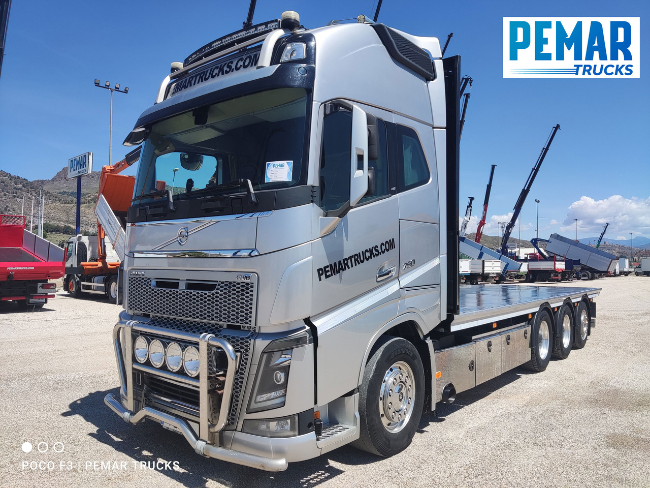 VOLVO FH16 750 8X4 PLATAFORMA CAJA ABIERTA - 드롭사이드/ 플랫베드 트럭 : 사진 1 VOLVO FH16 750 8X4 PLATAFORMA CAJA ABIERTA - 드롭사이드/ 플랫베드 트럭 : 사진 1