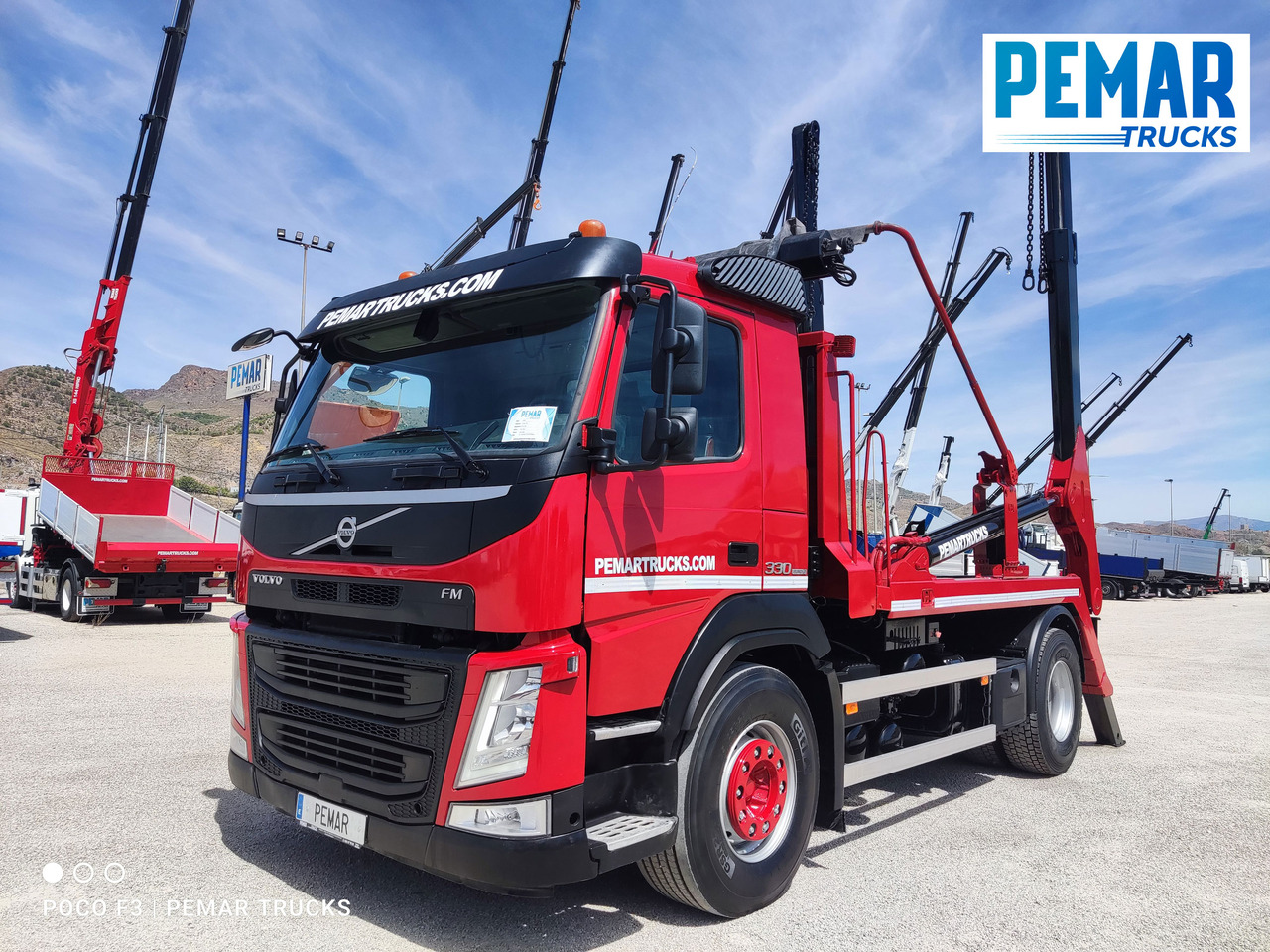 VOLVO FM 330 PORTACONTENEDOR CADENAS 18T - 스킵 로더 트럭 : 사진 1 VOLVO FM 330 PORTACONTENEDOR CADENAS 18T - 스킵 로더 트럭 : 사진 1