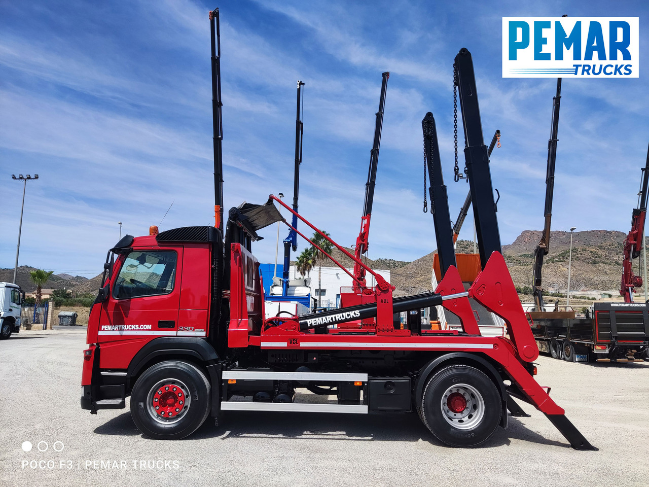 VOLVO FM 330 PORTACONTENEDOR CADENAS 18T - 스킵 로더 트럭 : 사진 4 VOLVO FM 330 PORTACONTENEDOR CADENAS 18T - 스킵 로더 트럭 : 사진 4