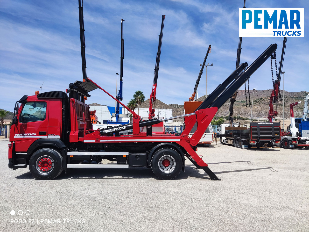 VOLVO FM 330 PORTACONTENEDOR CADENAS 18T - 스킵 로더 트럭 : 사진 5 VOLVO FM 330 PORTACONTENEDOR CADENAS 18T - 스킵 로더 트럭 : 사진 5