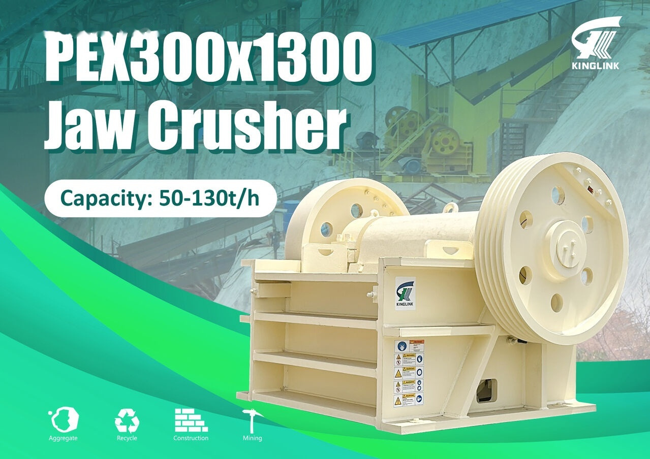 Kinglink PEX1251 | PEX300x1300 Secondary Stone Jaw Crusher - 조 크러셔 : 사진 1 Kinglink PEX1251 | PEX300x1300 Secondary Stone Jaw Crusher - 조 크러셔 : 사진 1