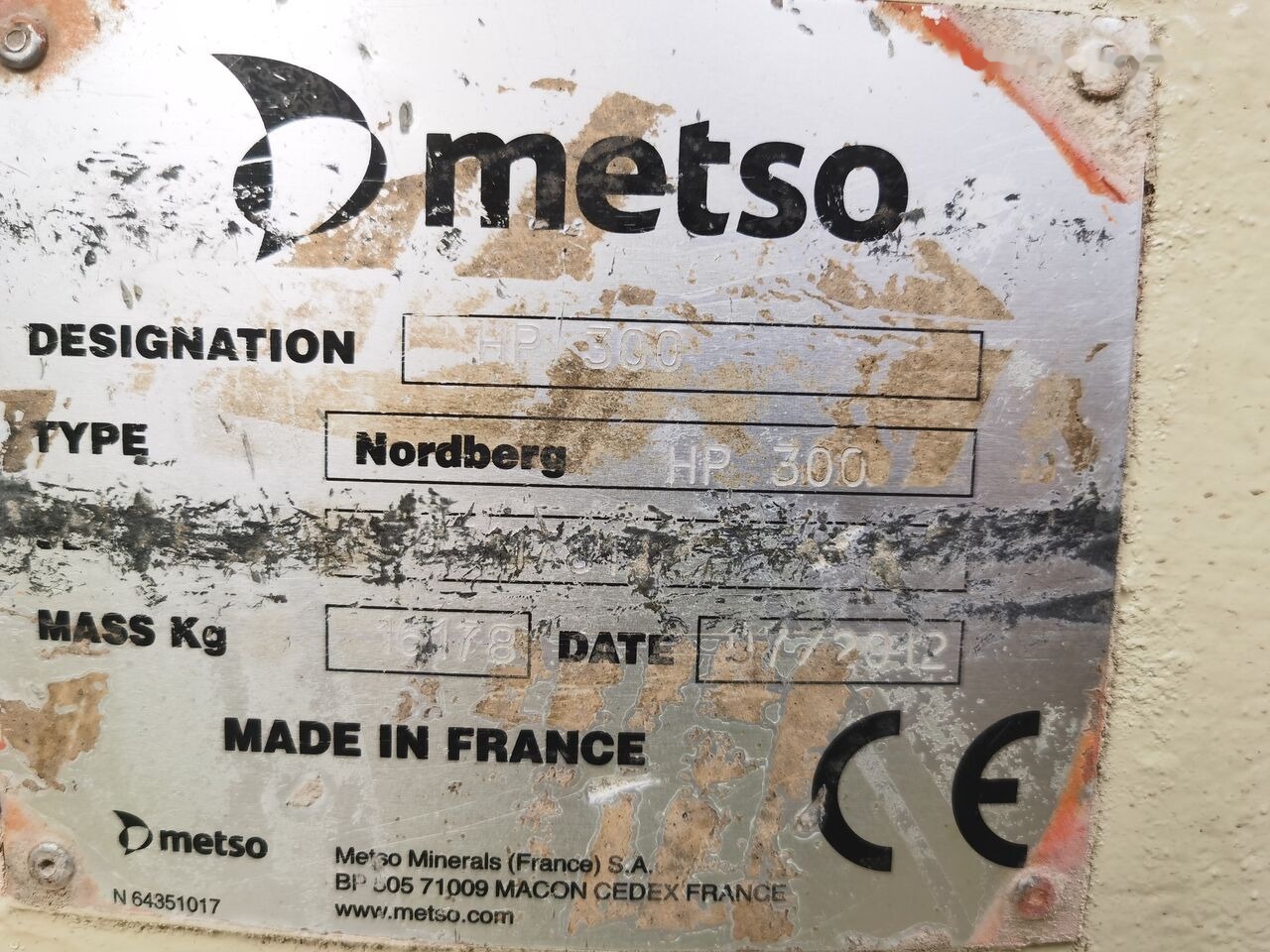 Metso HP300 - 콘 크러셔 : 사진 2 Metso HP300 - 콘 크러셔 : 사진 2