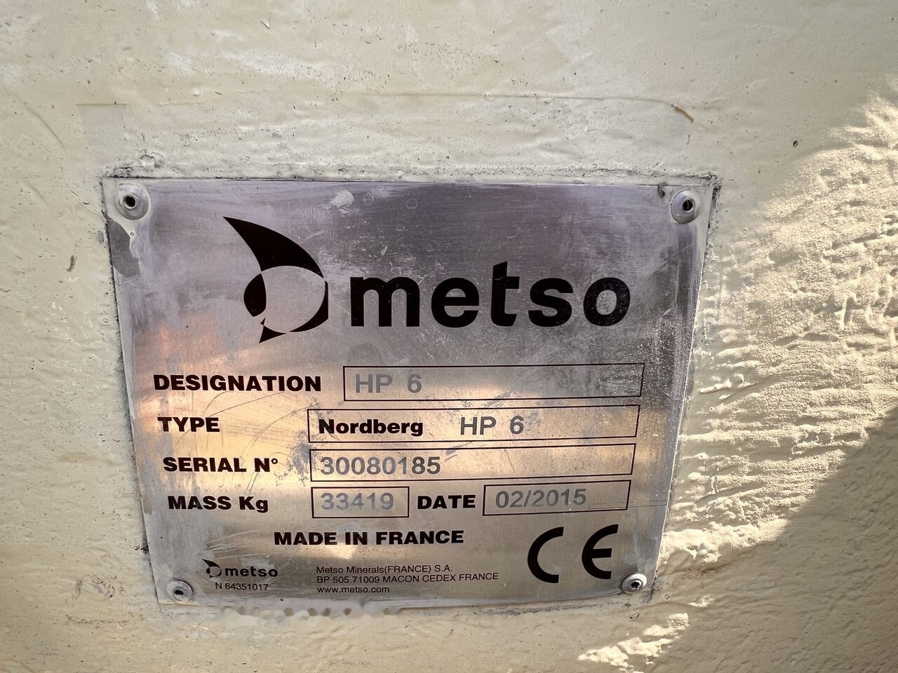 Metso Nordberg HP6 Cone Crusher | Hard Stone - 콘 크러셔 : 사진 3 Metso Nordberg HP6 Cone Crusher | Hard Stone - 콘 크러셔 : 사진 3