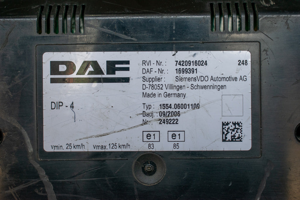 DAF LF45 - 대시보드 트럭 용 : 사진 3 DAF LF45 - 대시보드 트럭 용 : 사진 3