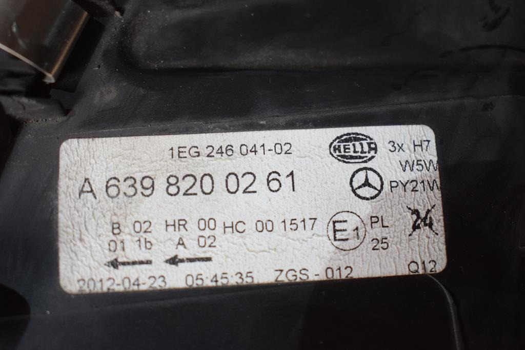 VITO 639 - PASSENGER - 전조등 트럭 용 : 사진 5 VITO 639 - PASSENGER - 전조등 트럭 용 : 사진 5