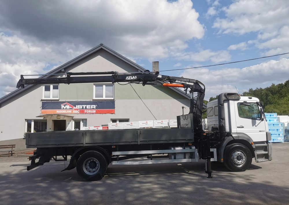 Mercedes-Benz Atego 1823 żuraw HDS Atlas 105.2 koła 315/80R22,5 - 드롭사이드/ 플랫베드 트럭, 크레인 트럭 : 사진 3 Mercedes-Benz Atego 1823 żuraw HDS Atlas 105.2 koła 315/80R22,5 - 드롭사이드/ 플랫베드 트럭, 크레인 트럭 : 사진 3