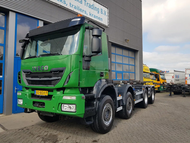 Iveco Stralis 450 8x4 Steel Nieuwe Apk/TÜV 430.000 km kettingsyst 30 ton - 컨테이너 운반 장치/ 스와프 보디 트럭 : 사진 2 Iveco Stralis 450 8x4 Steel Nieuwe Apk/TÜV 430.000 km kettingsyst 30 ton - 컨테이너 운반 장치/ 스와프 보디 트럭 : 사진 2