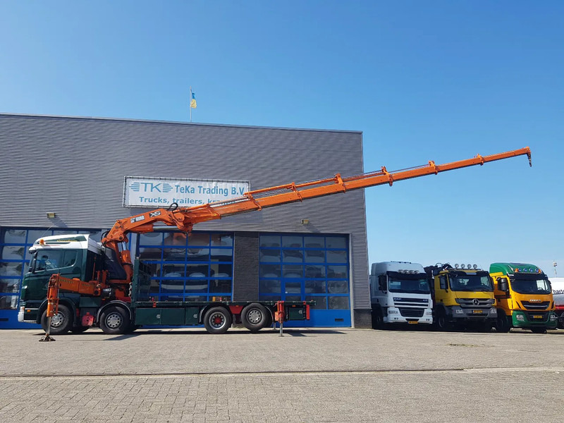 Scania R420 8x2 HIAB 800E-7 Hipro 80 ton/meter Winch Retarder - 크레인 트럭 : 사진 3 Scania R420 8x2 HIAB 800E-7 Hipro 80 ton/meter Winch Retarder - 크레인 트럭 : 사진 3