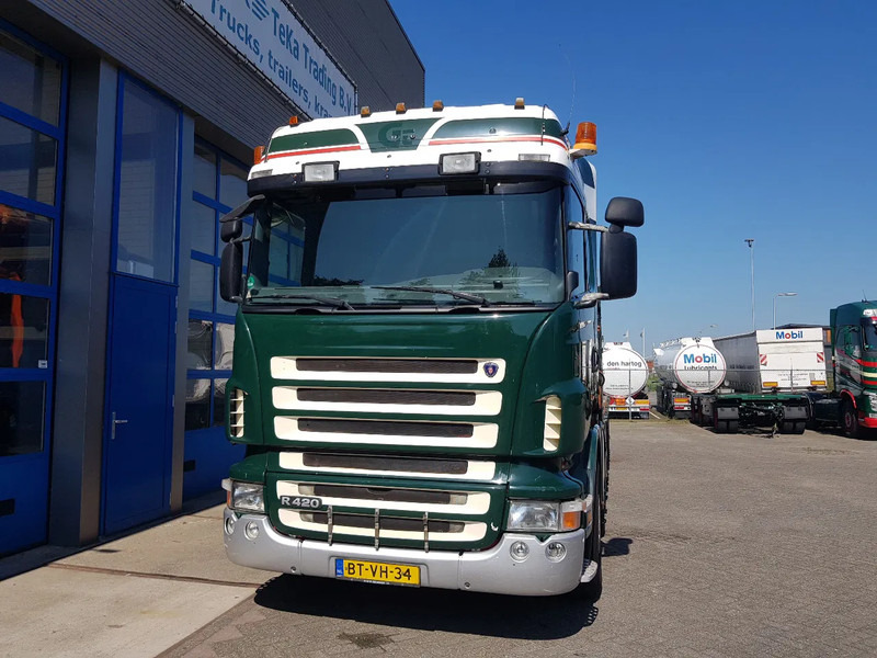 Scania R420 8x2 HIAB 800E-7 Hipro 80 ton/meter Winch Retarder - 크레인 트럭 : 사진 4 Scania R420 8x2 HIAB 800E-7 Hipro 80 ton/meter Winch Retarder - 크레인 트럭 : 사진 4