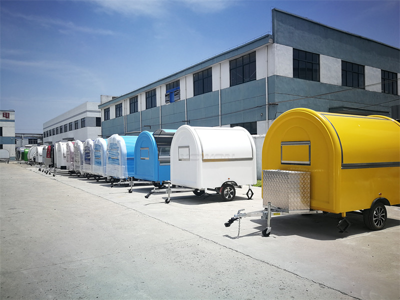 YOWON small fiberglass food vending trailer hot dog cart for Europe - 자판기 트레일러 : 사진 3 YOWON small fiberglass food vending trailer hot dog cart for Europe - 자판기 트레일러 : 사진 3