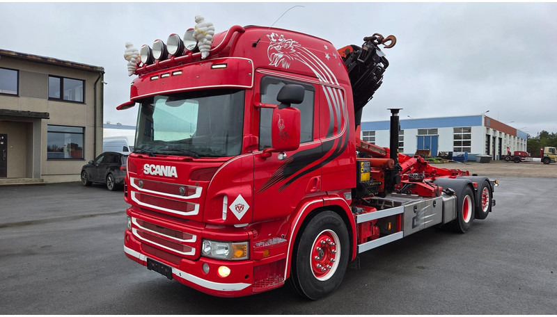 Scania P400 6X2*4 Palfinger PK26002 - 후크 리프트 트럭, 크레인 트럭 : 사진 4 Scania P400 6X2*4 Palfinger PK26002 - 후크 리프트 트럭, 크레인 트럭 : 사진 4