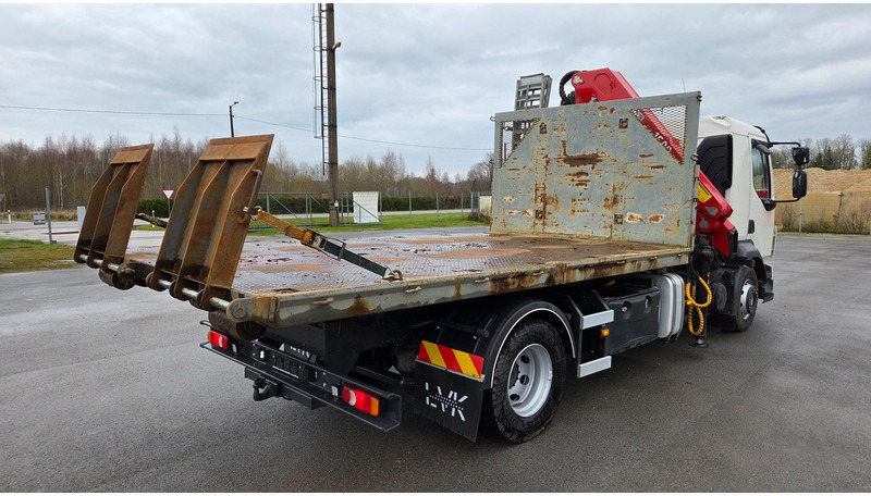 Volvo FL280 4X2 HMF 1560 + platform - 후크 리프트 트럭, 크레인 트럭 : 사진 2 Volvo FL280 4X2 HMF 1560 + platform - 후크 리프트 트럭, 크레인 트럭 : 사진 2