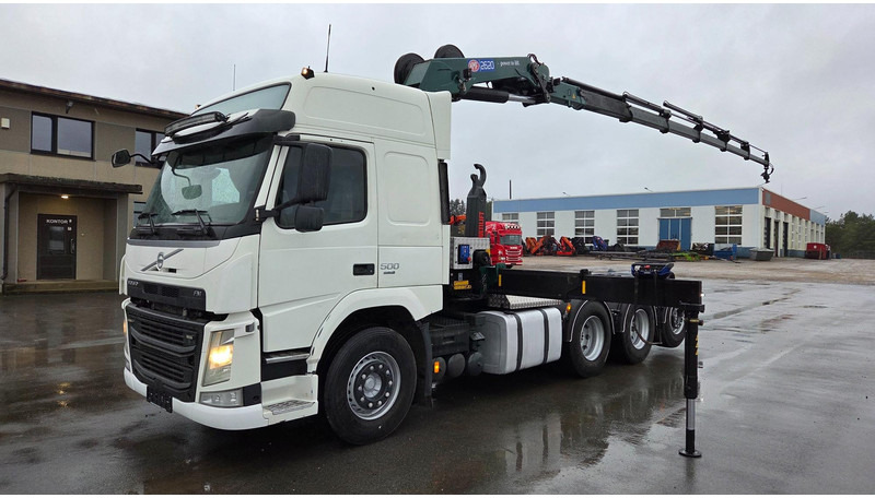 Volvo FM500 8X4*4 HMF 2620K6 - 후크 리프트 트럭, 크레인 트럭 : 사진 1 Volvo FM500 8X4*4 HMF 2620K6 - 후크 리프트 트럭, 크레인 트럭 : 사진 1