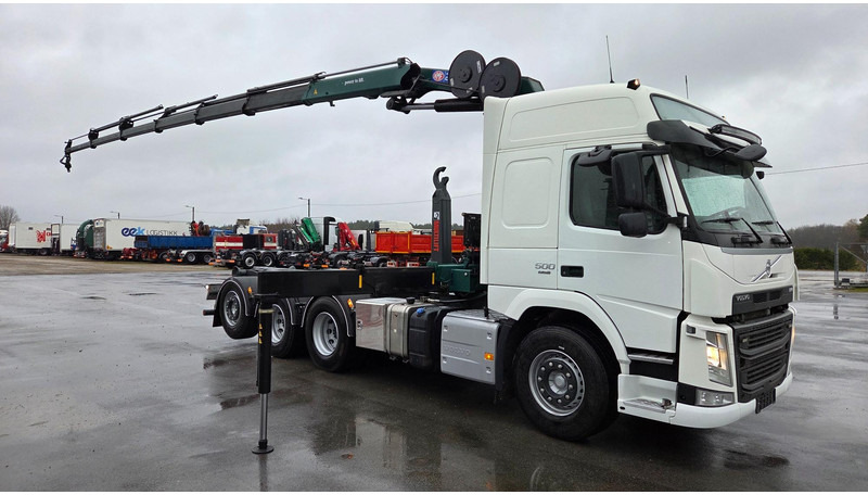 Volvo FM500 8X4*4 HMF 2620K6 - 후크 리프트 트럭, 크레인 트럭 : 사진 2 Volvo FM500 8X4*4 HMF 2620K6 - 후크 리프트 트럭, 크레인 트럭 : 사진 2