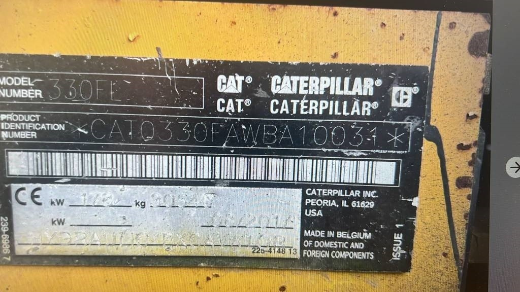 CAT 330 FL (On Transport) - 크롤러 굴삭기 : 사진 2 CAT 330 FL (On Transport) - 크롤러 굴삭기 : 사진 2