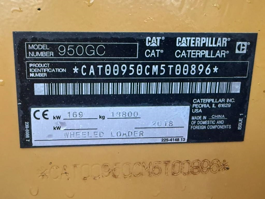 CAT 950 GC (Under Preparation) - 휠 로더 : 사진 2 CAT 950 GC (Under Preparation) - 휠 로더 : 사진 2