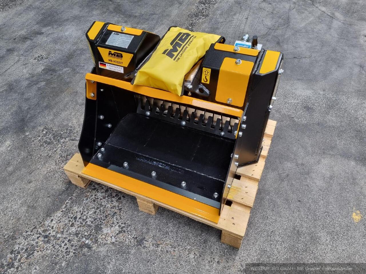 MB Crusher Schaufelseparator Separator MB-HDS 207 / 1,3 - 2,8 t - 분류 버킷 건설기계 용 : 사진 1 MB Crusher Schaufelseparator Separator MB-HDS 207 / 1,3 - 2,8 t - 분류 버킷 건설기계 용 : 사진 1