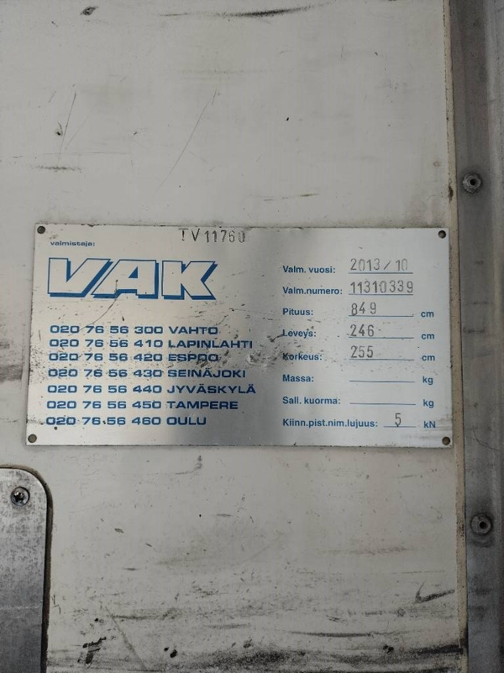 Scania P360 4x2 Vak kylmäkori,lumikko+pl - 냉동탑차 : 사진 5 Scania P360 4x2 Vak kylmäkori,lumikko+pl - 냉동탑차 : 사진 5