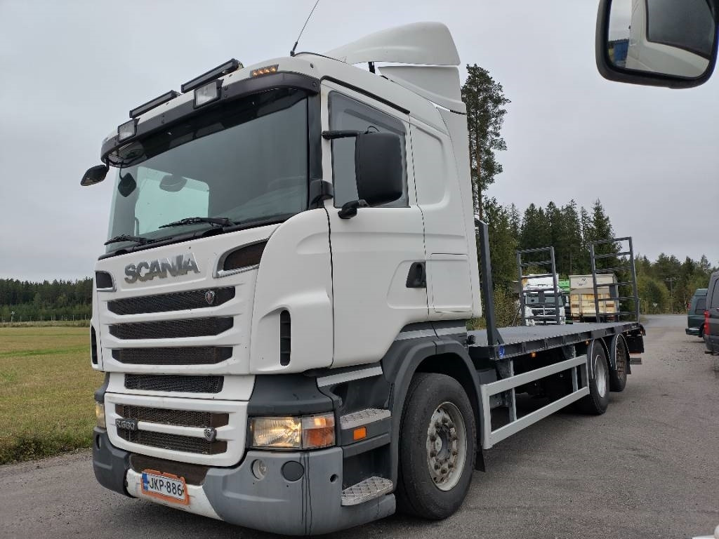 Scania R560 6x2 täysilmaj.uusi koneenkuljetusritilä - 드롭사이드/ 플랫베드 트럭 : 사진 2 Scania R560 6x2 täysilmaj.uusi koneenkuljetusritilä - 드롭사이드/ 플랫베드 트럭 : 사진 2