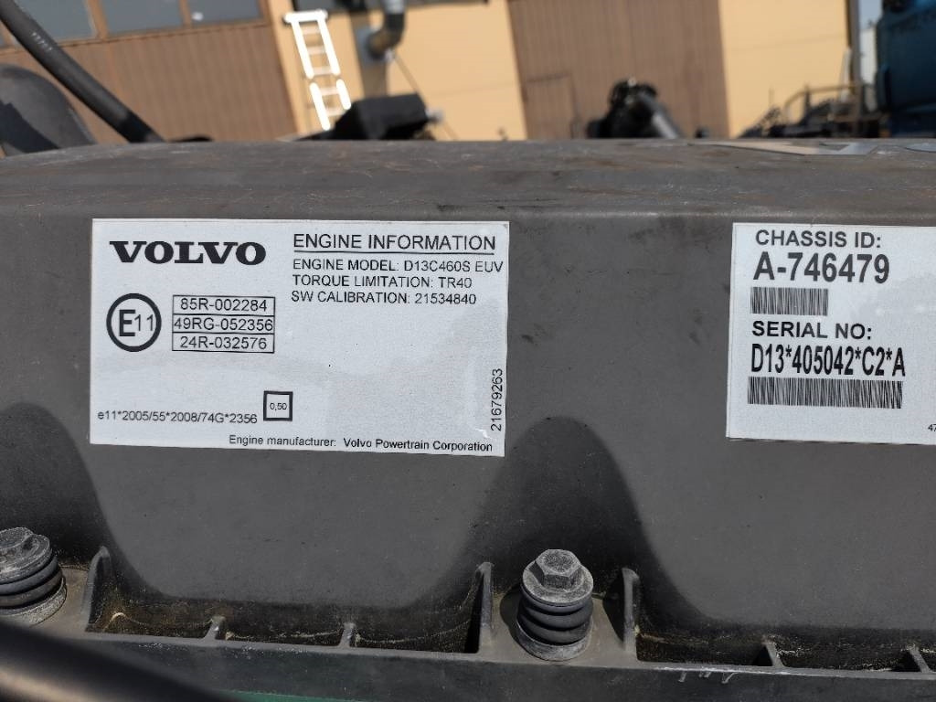 Volvo D13C euro5 käytetty moottori - 엔진 트럭 용 : 사진 3 Volvo D13C euro5 käytetty moottori - 엔진 트럭 용 : 사진 3