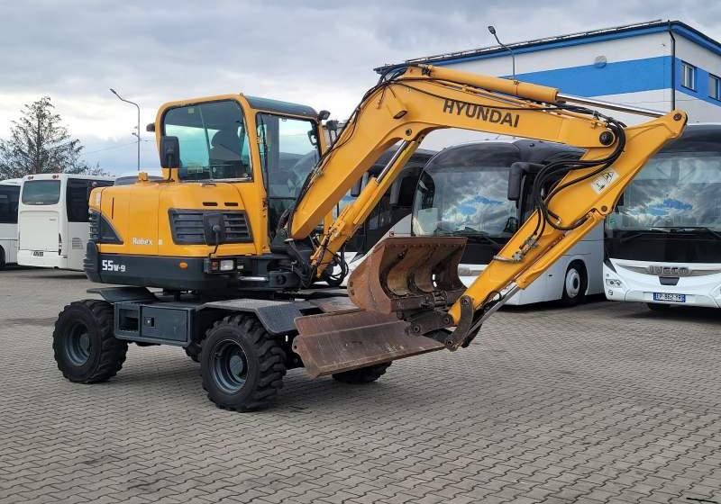 Hyundai ROBEX 55W-9 EXCAVATOR / SPROWADZONY Z FRANCJI - 휠 굴삭기 : 사진 1 Hyundai ROBEX 55W-9 EXCAVATOR / SPROWADZONY Z FRANCJI - 휠 굴삭기 : 사진 1