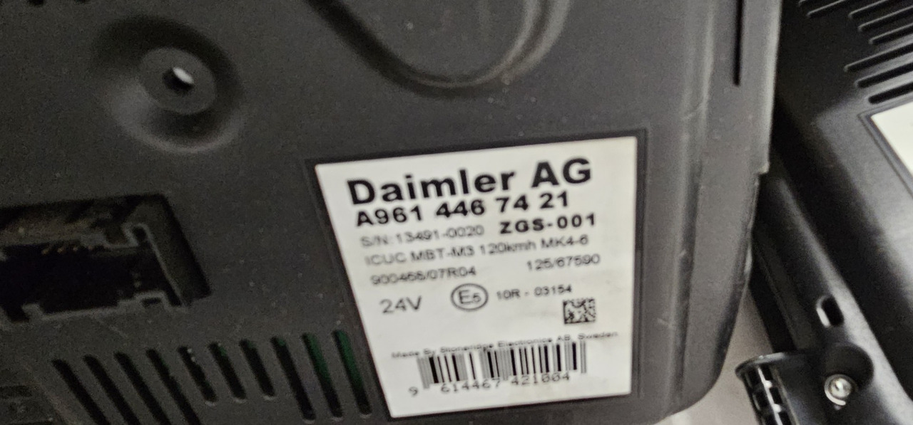 대시보드 트럭 용 MERCEDES-BENZ Actros MP4 instrument panel, dashboard, EURO6, 0084465521 : 사진 7