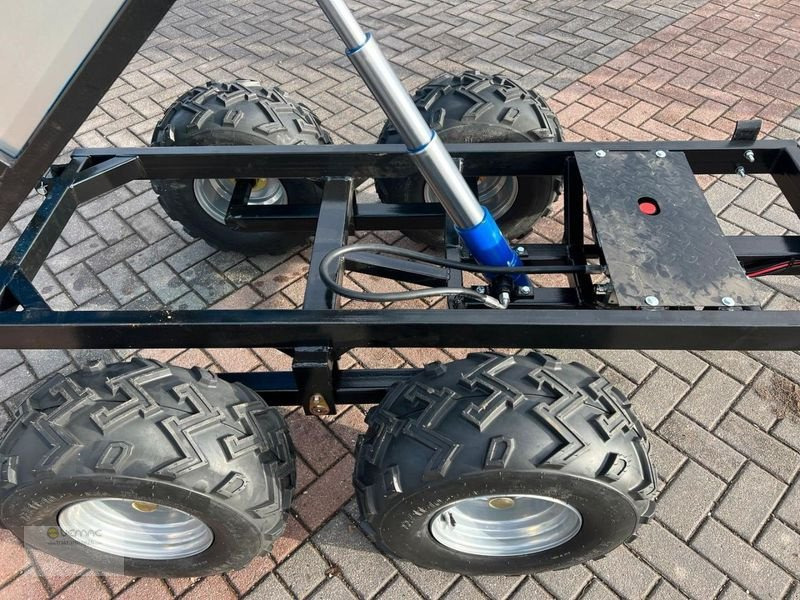 신규 농장 티핑 트레일러/ 덤프 Vemac ATV Anhänger 1200kg Heckkipper Kipper Tandem Quad Traktor NEU : 사진 11
