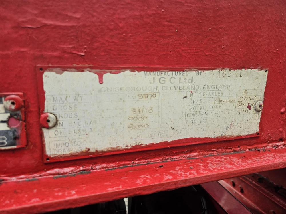 Jgc Tipping skelly - 컨테이너 운반 장치/ 스와프 보디 세미 트레일러 : 사진 2 Jgc Tipping skelly - 컨테이너 운반 장치/ 스와프 보디 세미 트레일러 : 사진 2