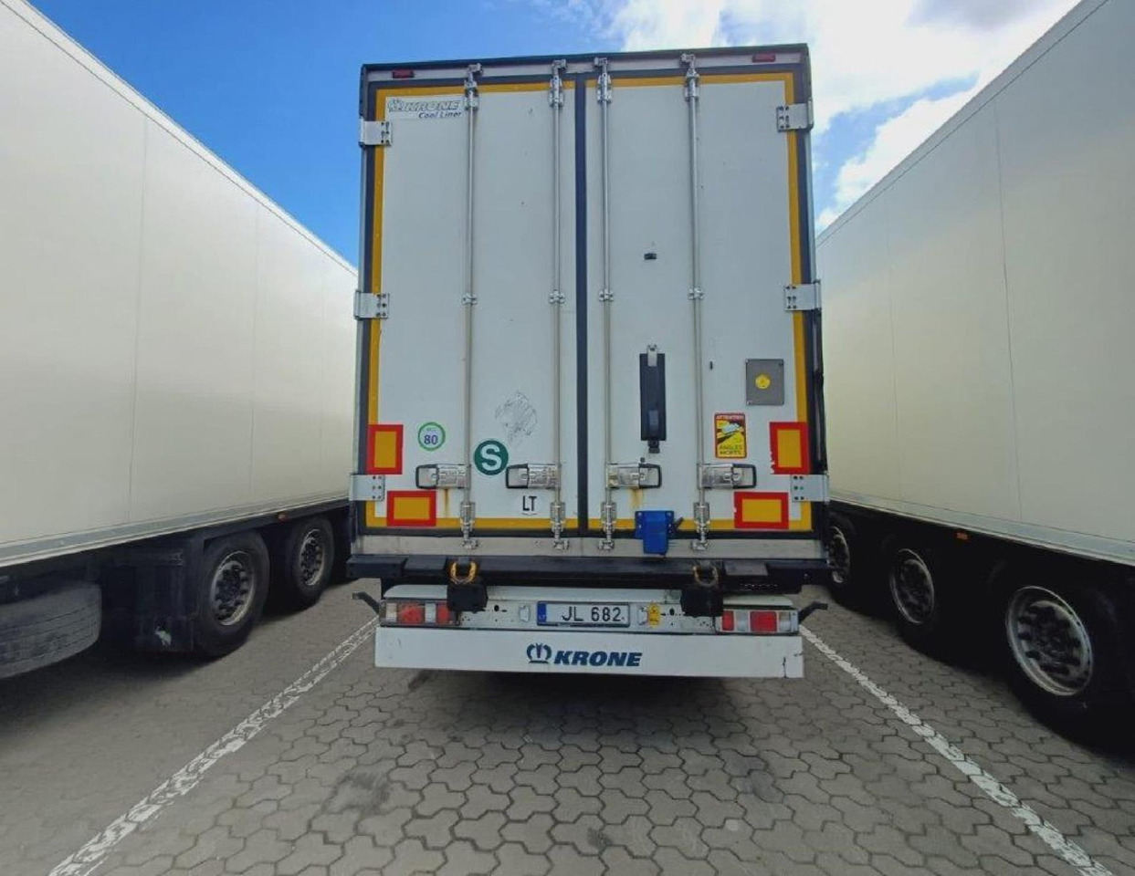 2018 Krone SDR Double Deck Cool Liner FP45 ThermoKing SLXi 300 Lifting Axle - 냉동 세미 트레일러 : 사진 3 2018 Krone SDR Double Deck Cool Liner FP45 ThermoKing SLXi 300 Lifting Axle - 냉동 세미 트레일러 : 사진 3