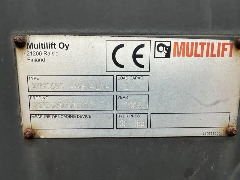 후크 리프트 트럭 Volvo FE 320 / NL TRUCK / EURO 5 / HIAB MULTILIFT XR 21T / LIKE NEW!! / LOW KM!! / LIFT+STEER AXLE : 사진 7 후크 리프트 트럭 Volvo FE 320 / NL TRUCK / EURO 5 / HIAB MULTILIFT XR 21T / LIKE NEW!! / LOW KM!! / LIFT+STEER AXLE : 사진 7