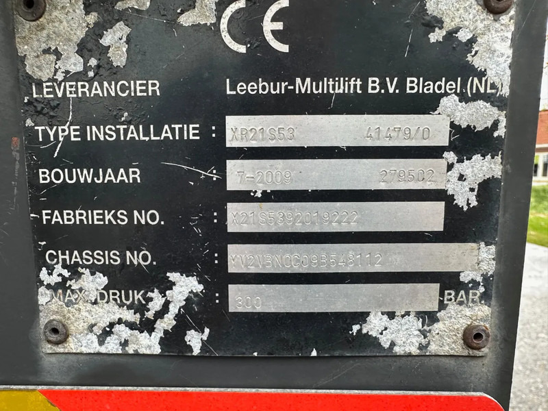 후크 리프트 트럭 Volvo FE 320 / NL TRUCK / EURO 5 / HIAB MULTILIFT XR 21T / LIKE NEW!! / LOW KM!! / LIFT+STEER AXLE : 사진 15 후크 리프트 트럭 Volvo FE 320 / NL TRUCK / EURO 5 / HIAB MULTILIFT XR 21T / LIKE NEW!! / LOW KM!! / LIFT+STEER AXLE : 사진 15
